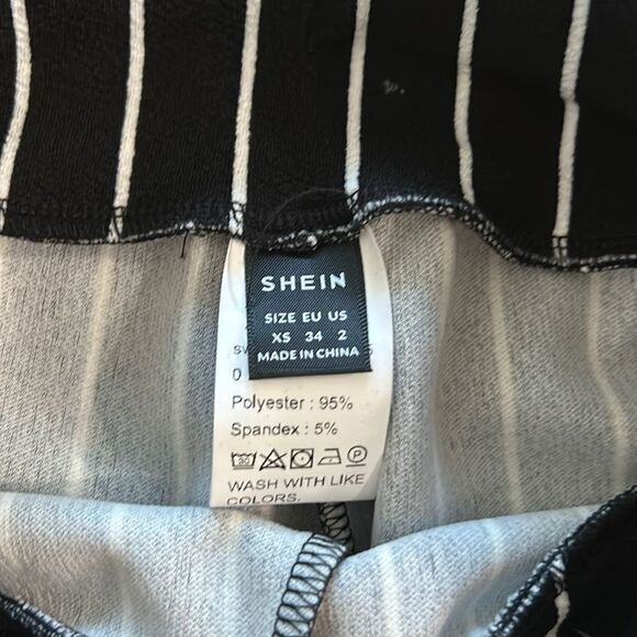 High waisted pinstriped dress pants leggings - Picture 3 of 3